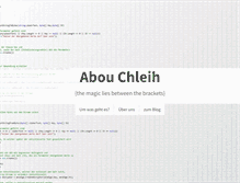 Tablet Screenshot of abouchleih.com
